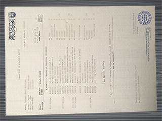 University of Wollongong transcript
