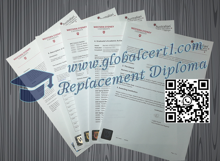 Western Sydney University transcript