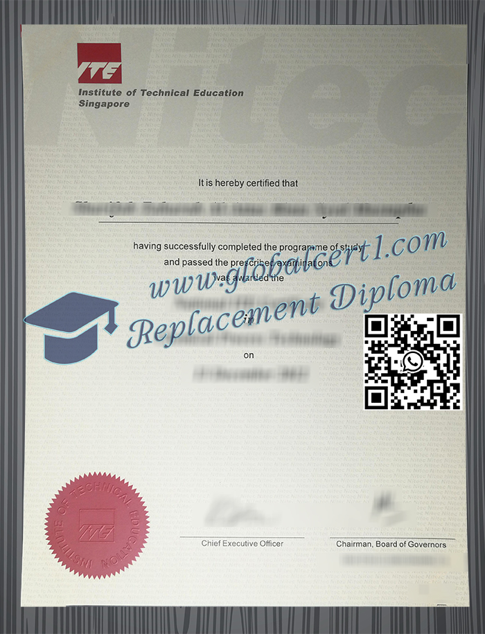 Institute of Technical Education certificate
