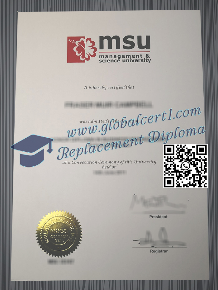 Management and Science University degree