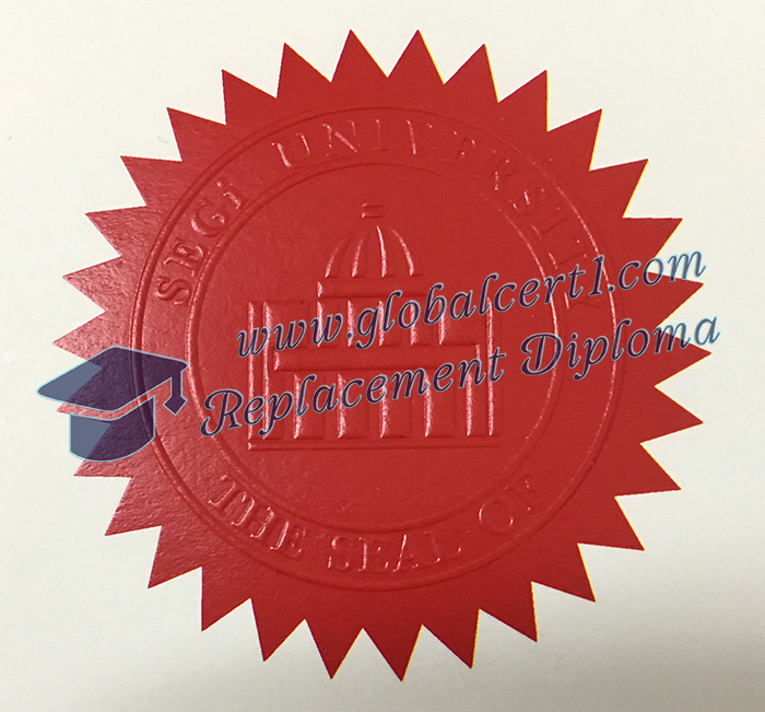 SEGI University seal