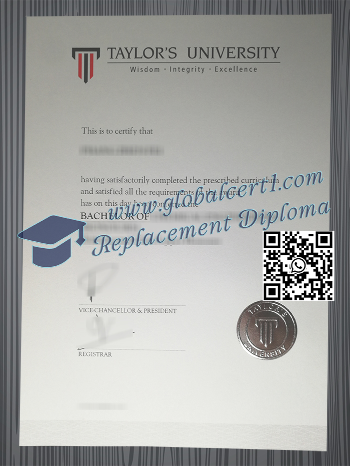 Taylor's University degree