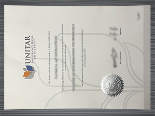 UNITAR International University diploma