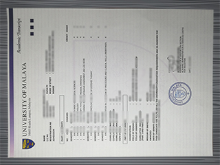 University of Malaya transcript
