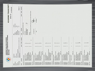 Universiti Malaysia Sarawak transcript