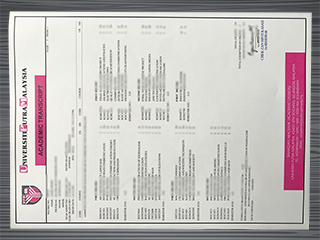 Universiti Putra Malaysia transcript