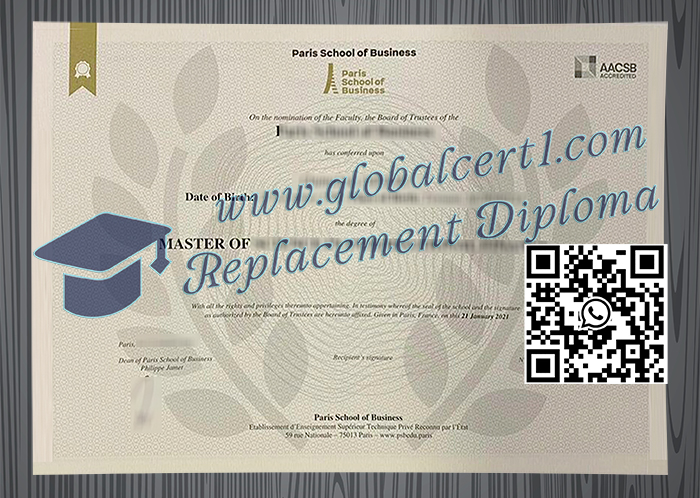 Paris School of Business degree