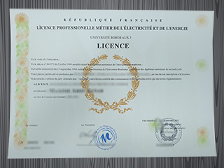 Université Bordeaux 3 diploma