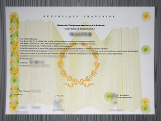 Université Bordeaux-I diploma
