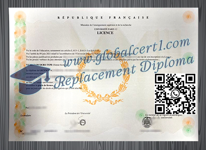 Université Paris 12 degree