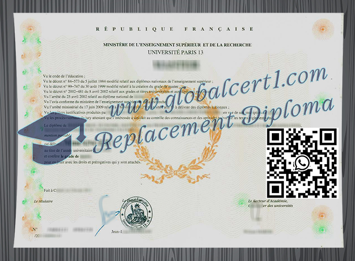 Université Paris 13 degree