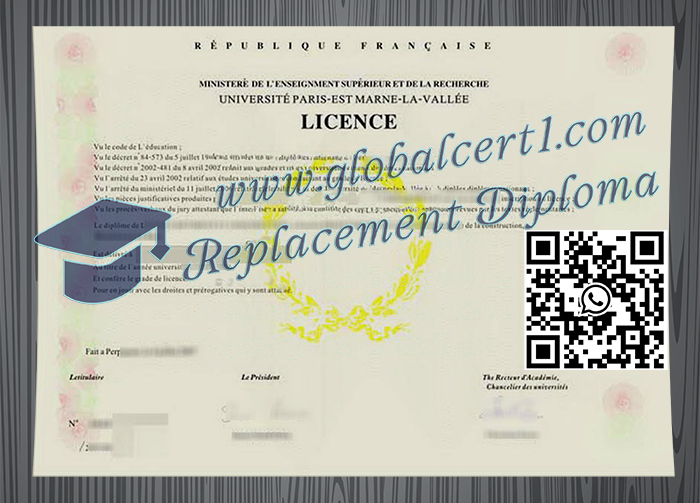 Université Paris-Est-Marne-la-Vallée degree