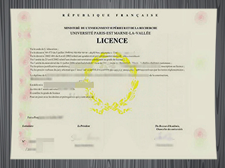 Université Paris-Est-Marne-la-Vallée diploma