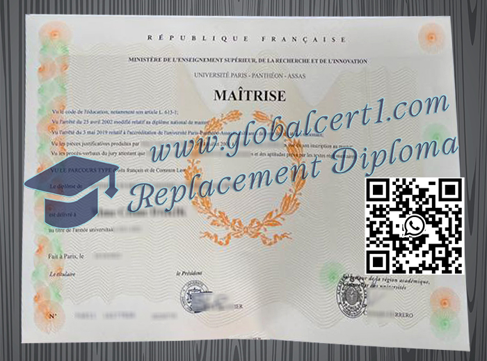 Université Paris-Panthéon-Assas degree