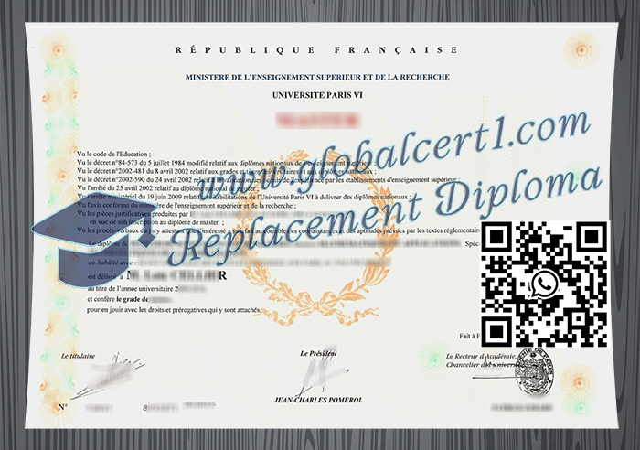 Université Paris VI degree