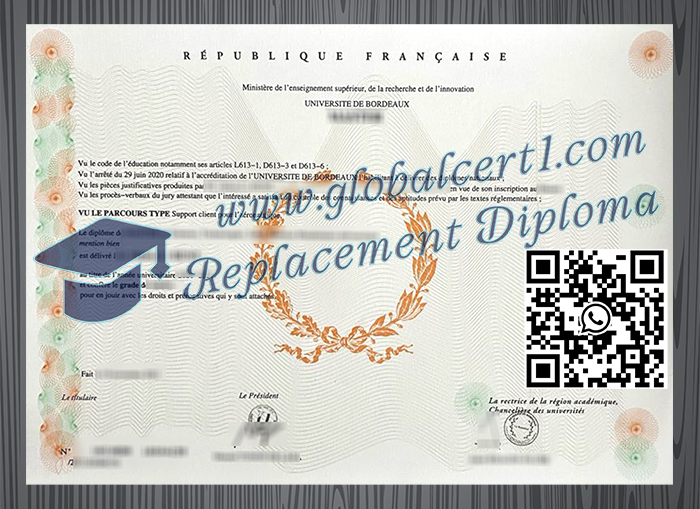 Université de Bordeaux degree