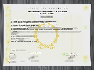 Université de Bretagne-Occidentale diploma