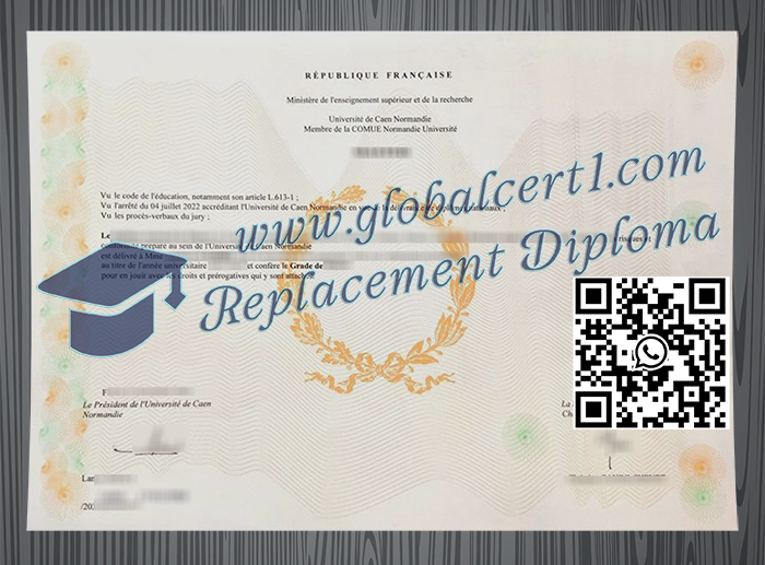 Université de Caen Normandie degree