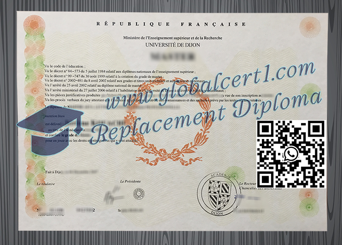 Université de Dijon degree