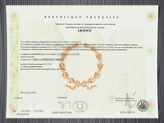 Université de Haute-Alsace diploma