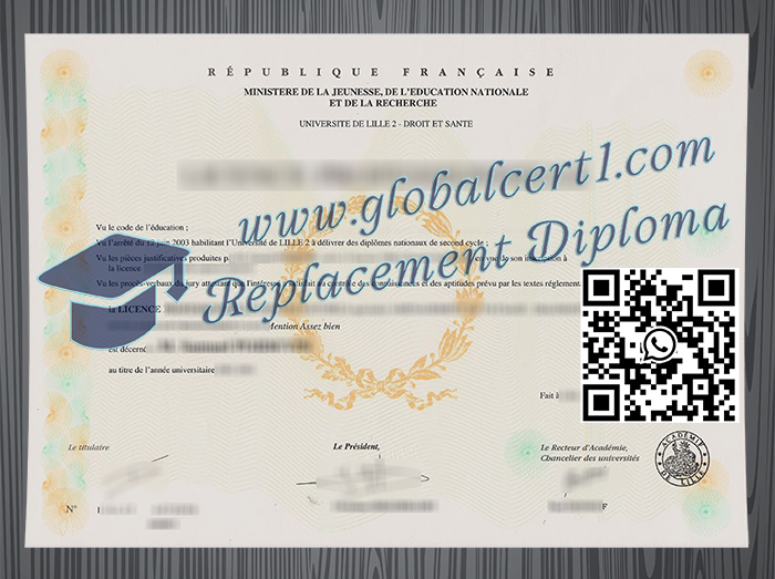 Université de Lille 2 degree