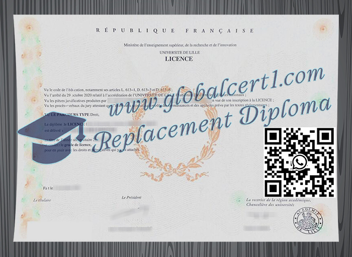 Université de Lille degree