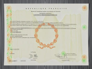 Université de Rennes 1 diploma