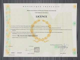 Université de Rennes 2 diploma