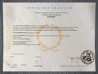 Université de Rouen Normandie diploma