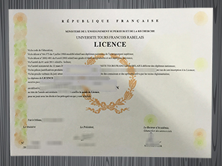 Université de Tours diploma