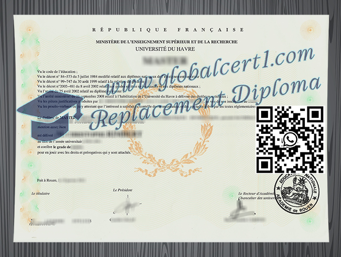 Université du Havre degree