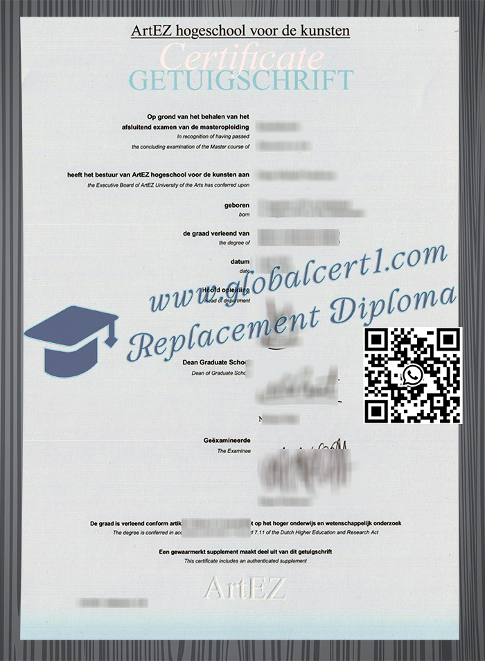 ArtEZ University of the Arts degree