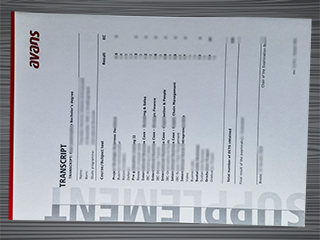 Avans Hogeschool transcript