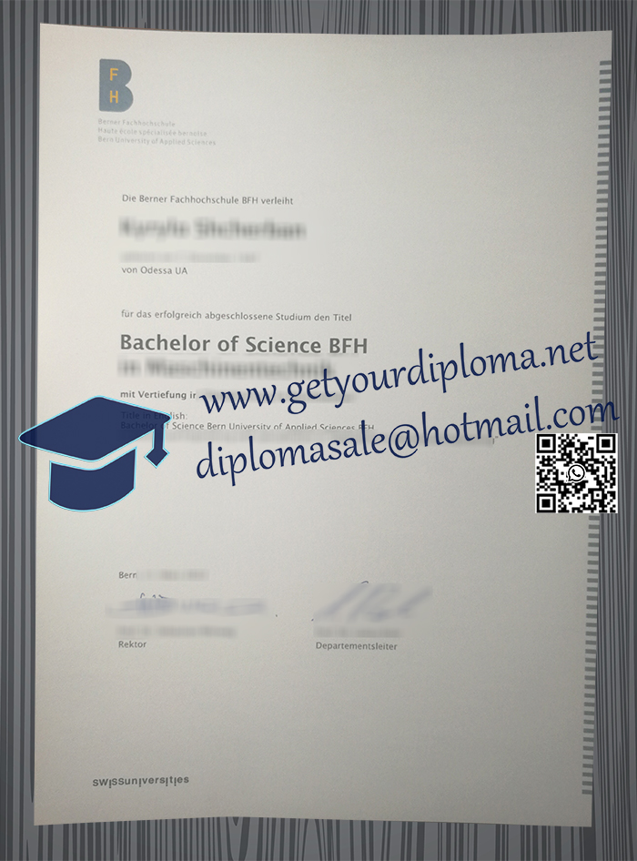 Berner Fachhochschule degree