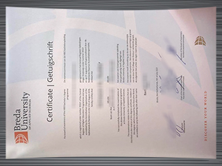 Breda University of Applied Sciences diploma