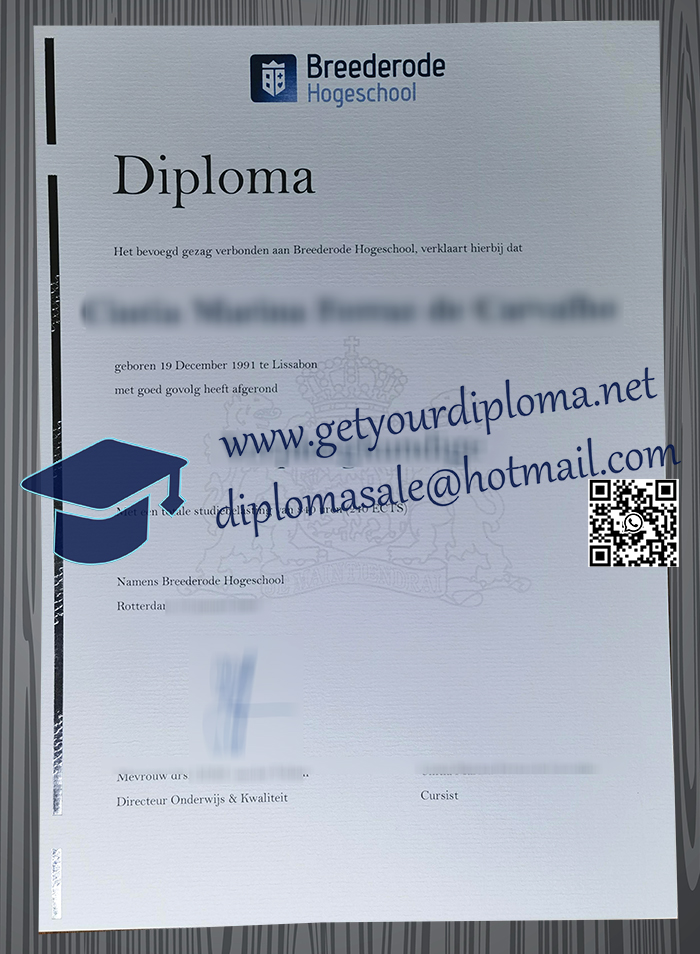 Breederode Hogeschool degree