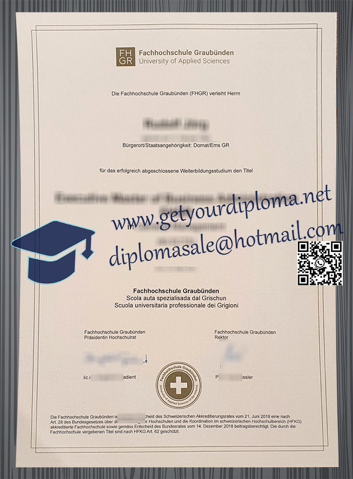 Fachhochschule Graubünden degree