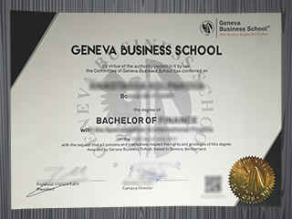 Geneva Business School diploma