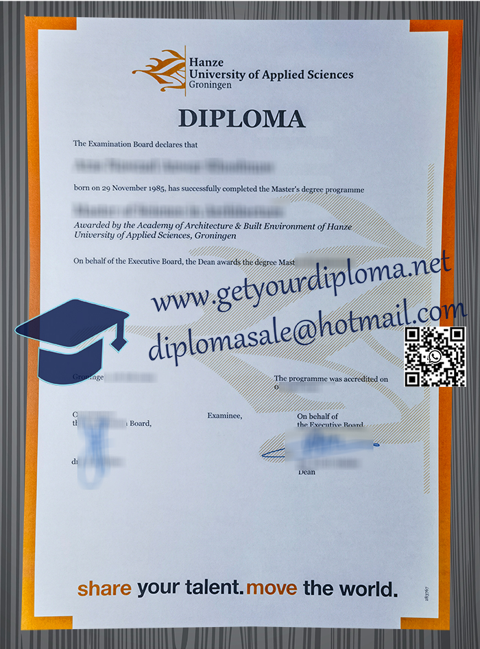 Hanze university of applied sciences degree