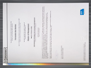 Hasselt University diploma