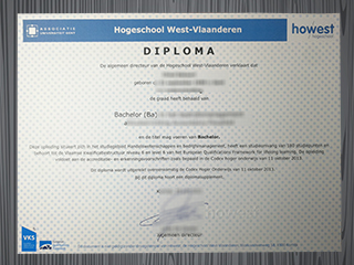 Hogeschool West-Vlaanderen diploma