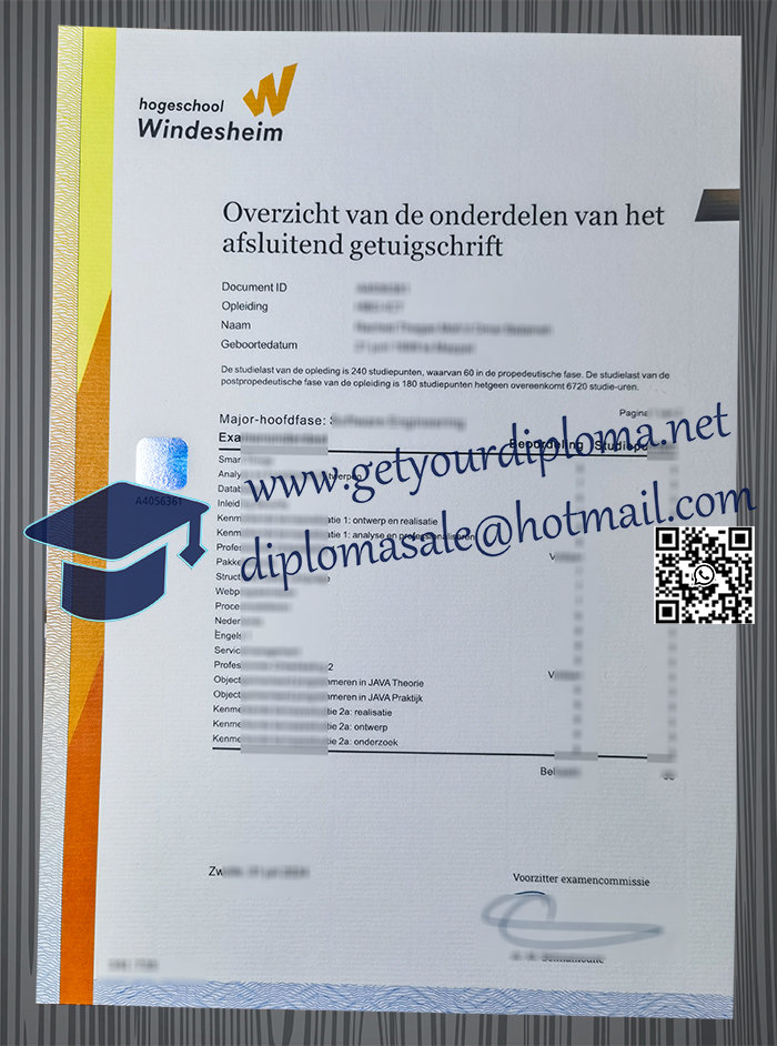Hogeschool Windesheim transcript