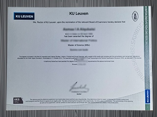 KU Leuven diploma