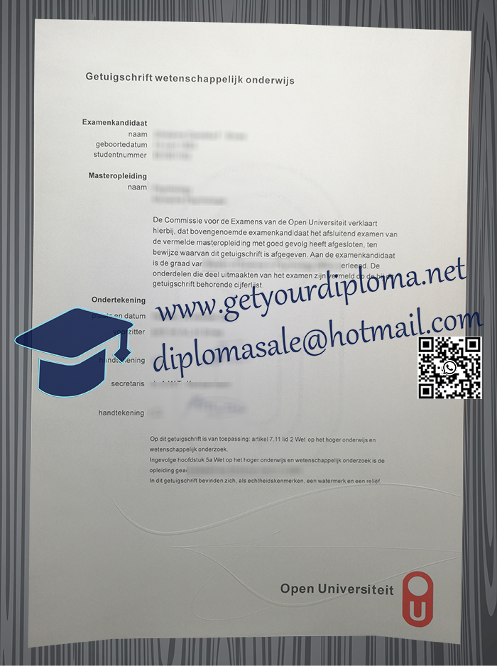 Titulación de la Open Universiteit