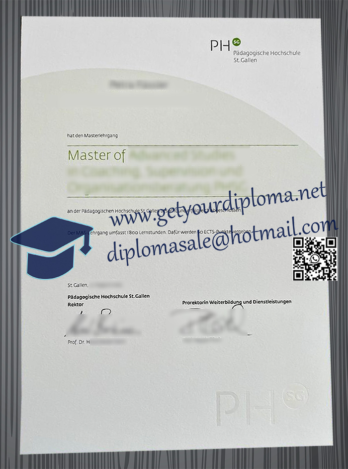 Pädagogische Hochschule St.Gallen degree