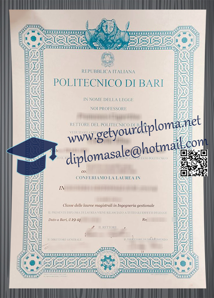 Politecnico di Bari degree