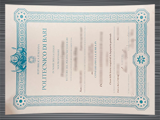 Politecnico di Bari diploma