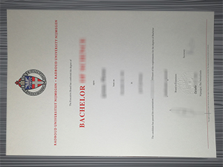 Radboud Universiteit Nijmegen diploma