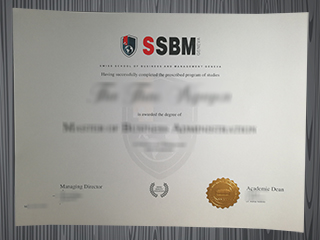 SSBM Geneva diploma