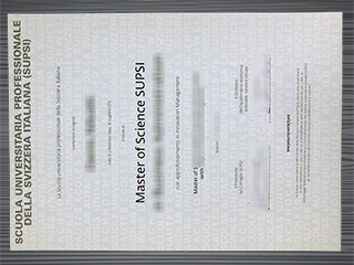 SUPSI diploma